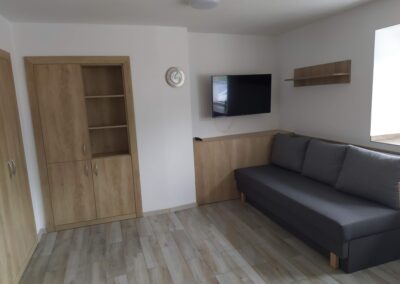 Apartmán domeček | obývací místnost